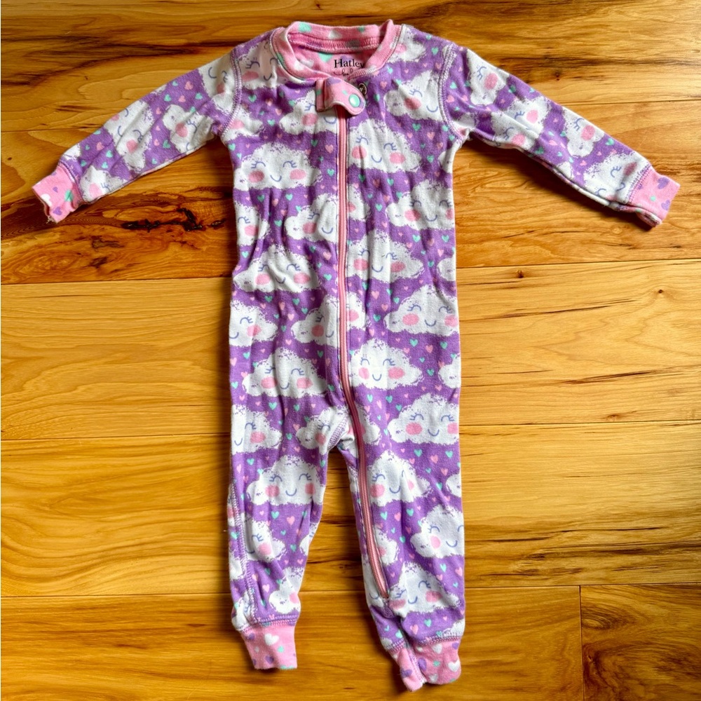 Hatley 0-3 month footless pajamas, like new